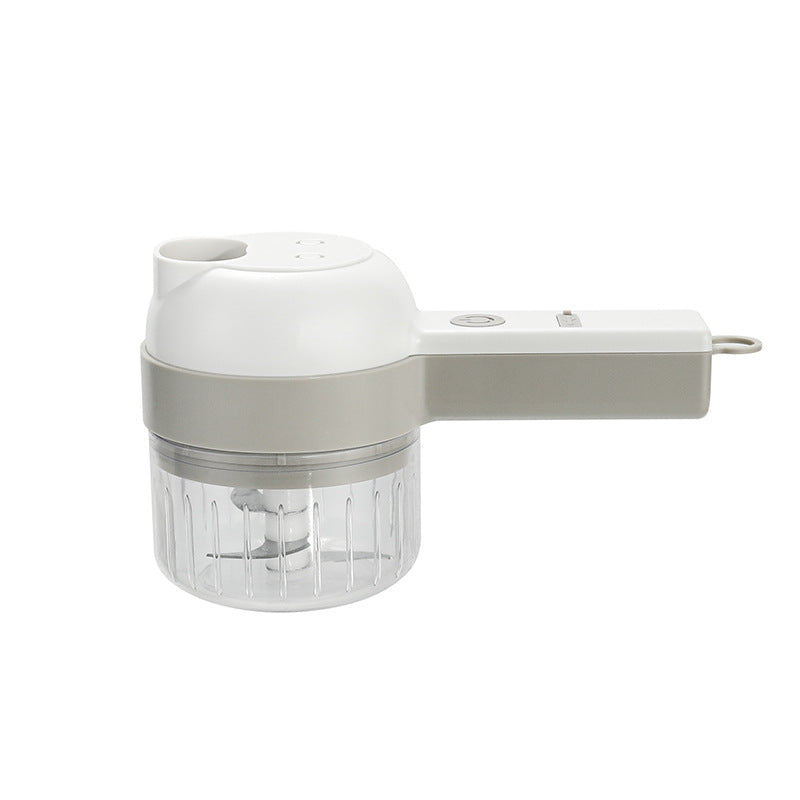 4 In 1 Manual Electric Vegetable Cutter Set Multifunction Cordless Food Processor