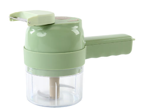 4 In 1 Manual Electric Vegetable Cutter Set Multifunction Cordless Food Processor