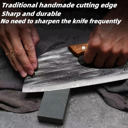 Ergonomic Kitchen Knife Front Handle Design, Effortlessly Cuts Vegetables And Meat. A Thoughtful Gift For Home Cooks