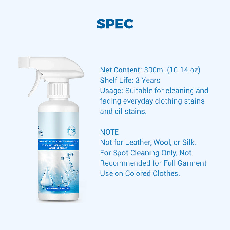 All In One Powerful Stain Remover Clothes Dry Clean Spray