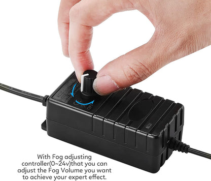 12 Led Ultrasonic Mist Maker Fogger Creates Cool Mist & Colourful Light Perfect For Humidifiers, Fountains Or Halloween Decor Runs Quietly In Water