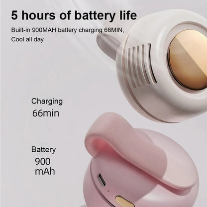 Summer Only 11.992 In 1 Wearable Fan Instantly Cools You By Up To 10C 24H Quiet Hands Free Airflow