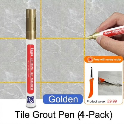 Ceramic Tile Grout Pen Mold Resistant, Waterproof & Permanent Finish
