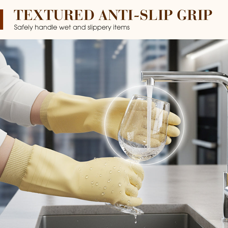 Waterproof Household Anti Slip Cleaning Gloves