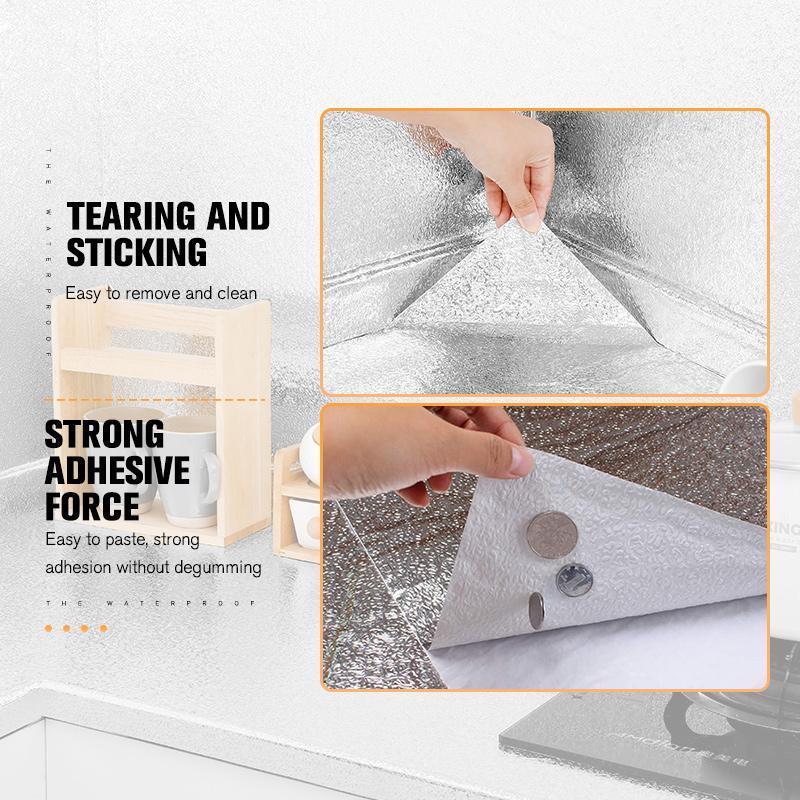 Kitchen Peel And Stick Wallpaper Backsplash Waterproof Kitchen Stickers