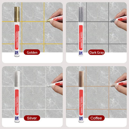 Ceramic Tile Grout Pen Mold Resistant, Waterproof & Permanent Finish