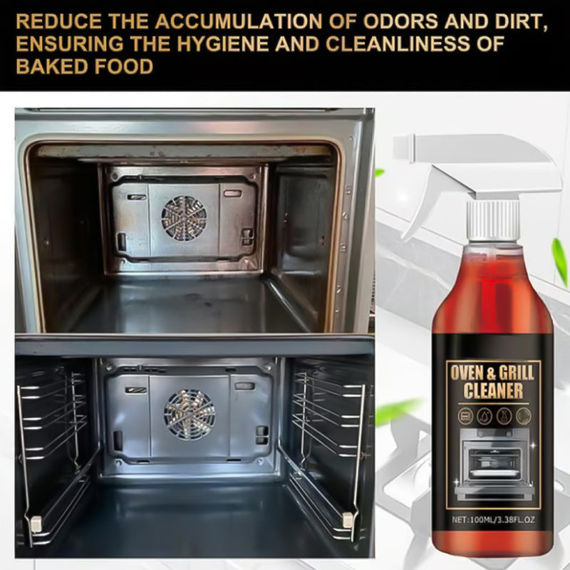 Oven & Grill Cleaner Spray Dissolves Grease In 5 Mins, No Scrubbing & Eliminates Odors 21 Reviews