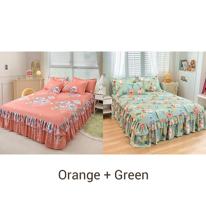 Silky Sleep Blanket Set 3 Piece Luxuriously Soft & Anti Static Bedding Ice Silk For Year Round Comfort