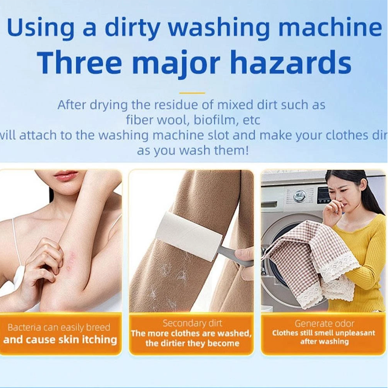 Active Oxygen Washing Machine Cleaner Tablets 12 Pack Eliminates Mouldy Smells & Dissolves Grime For All Washer Types
