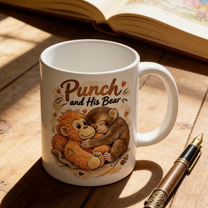 Cute Monkey Ceramic Mug