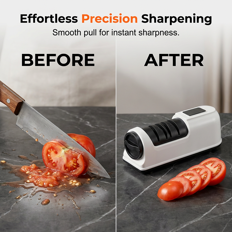 3 Stage Electric & Manual Knife Sharpener