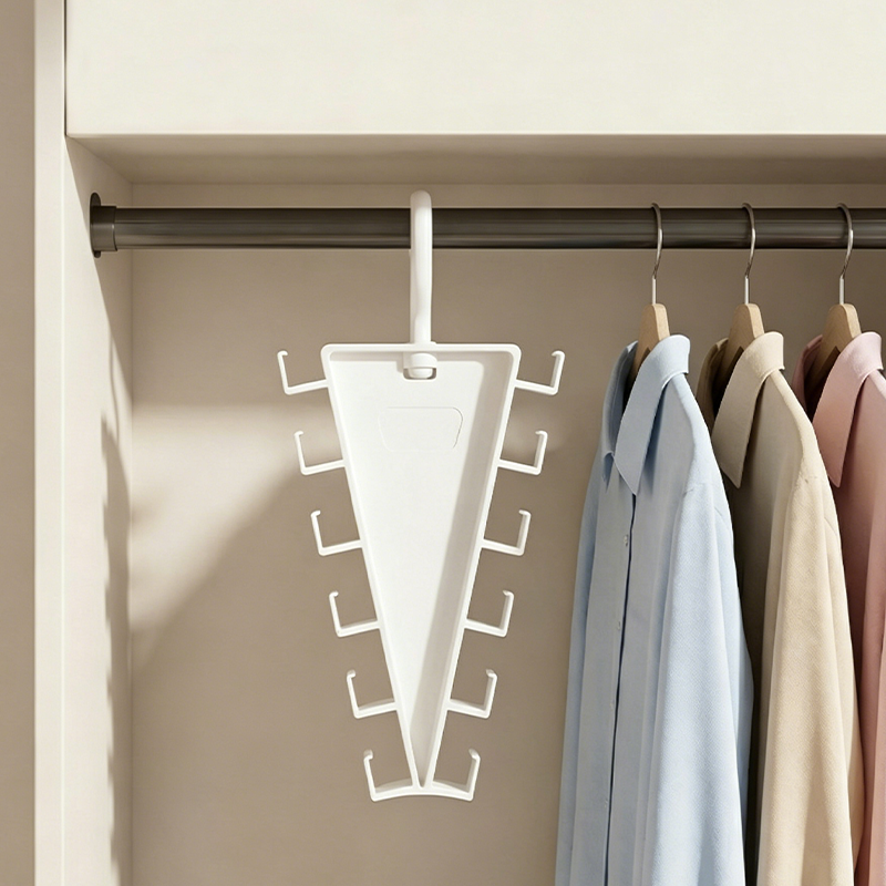 Triangle Closet Organizer For Clothes, Accessories & More