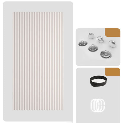 No Drill Magnetic Accordion Door Curtain