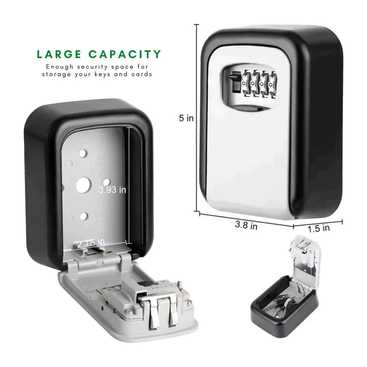 Save 50 Wallmounted Key Lock Box Secure, Sturdy & Easy Access